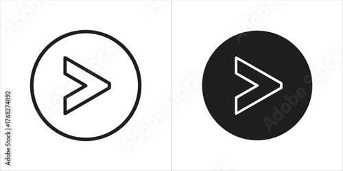 Next button icon with arrow
