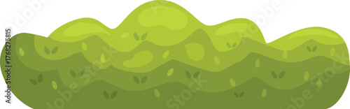 Lush green bush with small leaves, creating a natural and vibrant landscape element