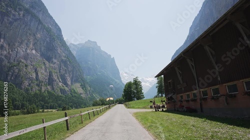Paragliders Over Lauterbrunnen Valley, Switzerland – 30 July 2025