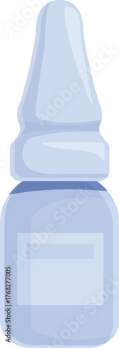 Nasal spray bottle relieving allergy, cold and flu symptoms