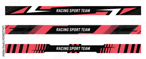 modern car racing stripe vector pack, abstract dynamic line graphics, sporty vinyl decal, auto wrap, tuning, drift car, performance, and speed motion design collection