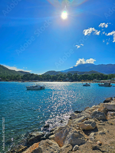 Beautiful seascape of the Mediterranean Sea