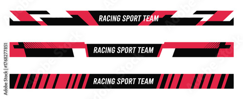 dynamic racing stripe vector with modern car decal graphics, motion line art, tuning style, sport vehicle wrap, drift, performance, and custom automotive decoration