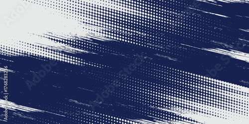 Abstract halftone wave dots background. Futuristic twisted grunge pattern, dots, circles. Vector modern optical pop art texture for posters, business cards and etc