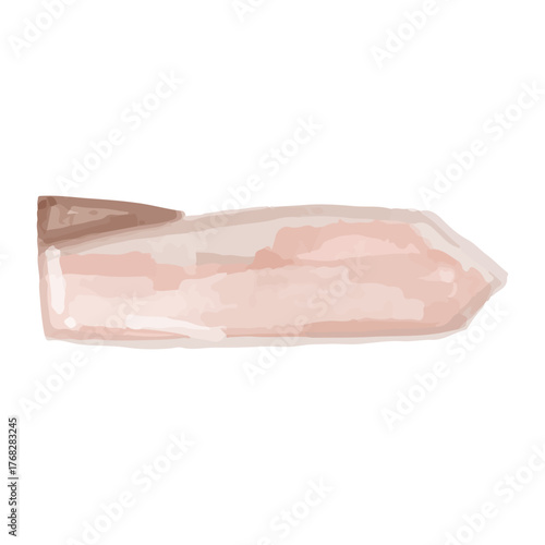 Collection of Breast Cancer Awareness Month Illustrations and Symbols for Support and Health Campaigns. rion pink. tie pink, nipple, leaf, woman, symol watercolor