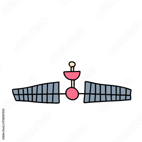 cartoon meteor, galaxy,outer space doodles isolated on white background.artwork, globe, space shuttle, falling, ground station, exploration, explorer, fantasy, concept, coloring, sun, icon, 