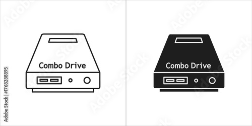 External combo drive icon