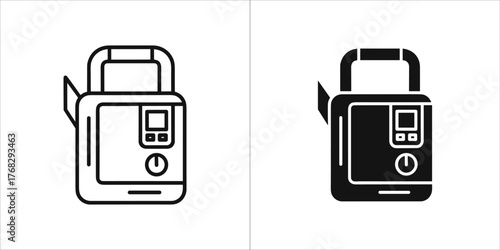 Portable power station icon