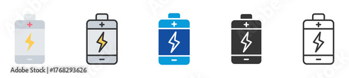 battery icon set multi style various collection