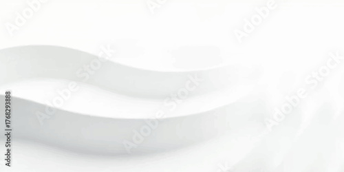 Close-up of a white cream tube next to a blank, round plate, suggesting health and medical care