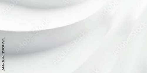 A collection of empty white porcelain dinnerware, including a plate with a spoon and a bowl, isolated on a surface