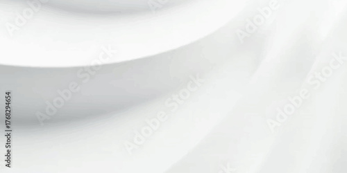 Clean white porcelain dinner plate with subtle lines on a white background for food design