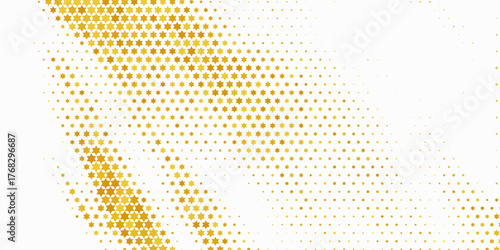 Blue glowing hexagon background. Abstract hexagonal grid gradient texture. Navy honeycomb pattern backdrop. Vector modern business, science, healthcare, medicine, technology, presentation wallpaper