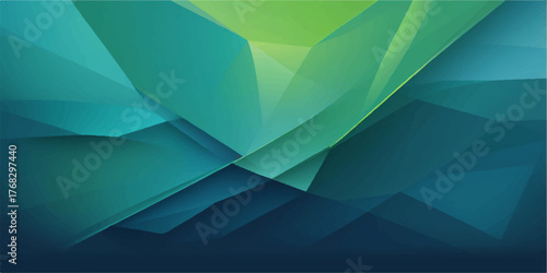 Abstract geometric background with blue triangle pattern, a digital vector illustration for a modern business concept template