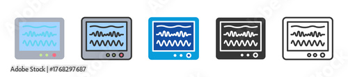 modulation icon set multi style various collection