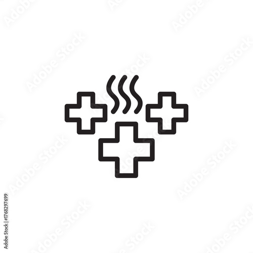 Heat recovery icon symbolizing thermal energy capture and reuse, representing modern industrial efficiency, specialized waste heat utilization, and sustainable cost-saving systems.