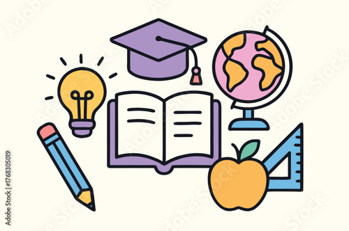 Online Learning Concept Art