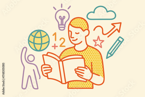 Online Learning Concept Art