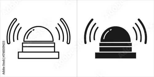 Alarm siren icon