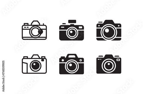 Camera icon set, camera photography icon,  photo camera icon,  Photography symbol, vector illustration EPS 10.