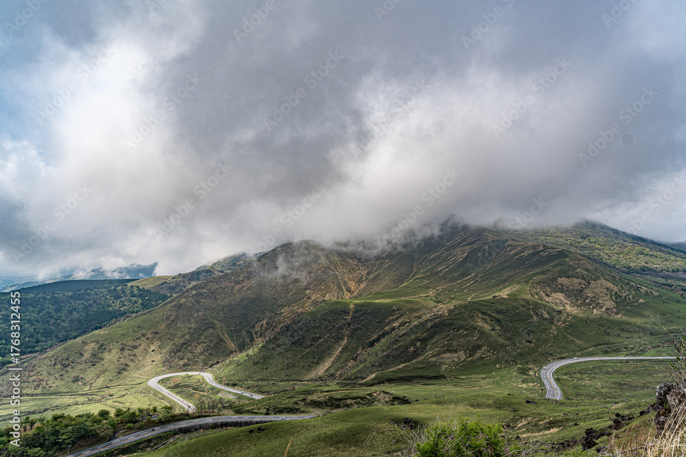 Fototapeta premium mountain landscape with clouds