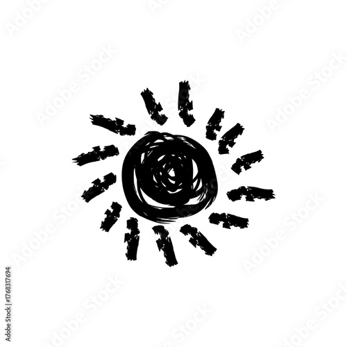 earth globe icon, sun icon