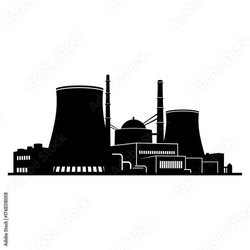 Nuclear Power Plant Icon