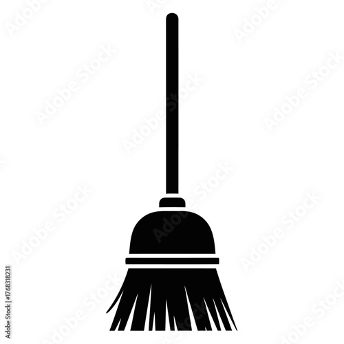 broom and dustpan