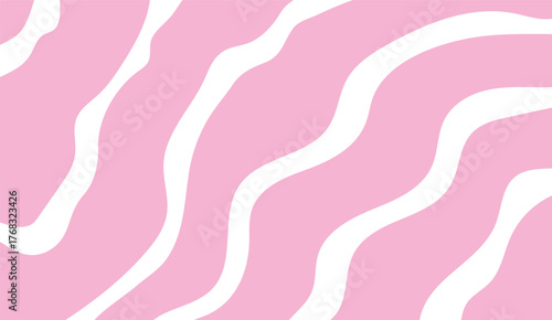 Abstract distorted lines pattern background. Vintage psychedelic liquid vector texture.