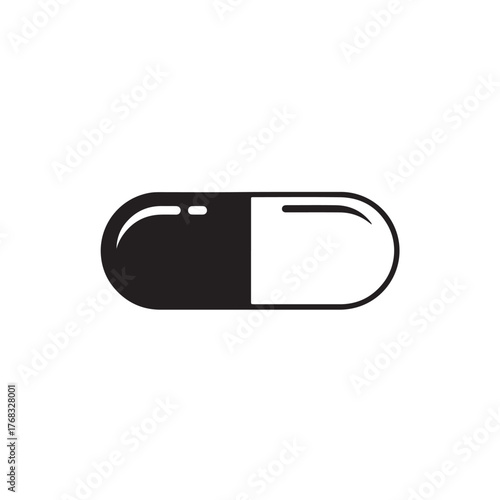 Capsule Pill , medicine Vector