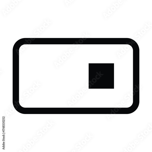 Outline toggle switch icon for on/off and active/enabled states.