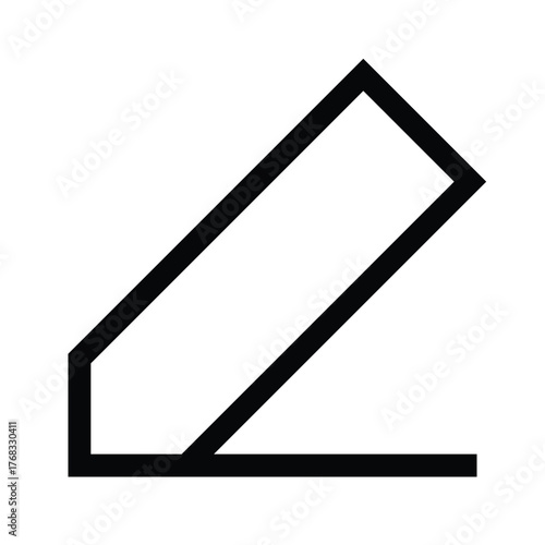 Outline edit icon to change, modify, or write content.