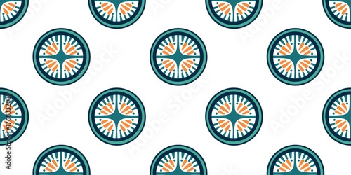 vector illustration islamic art mosaic seamless background