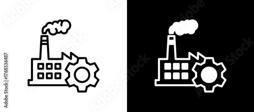 Manufacturing doublestyle icon
