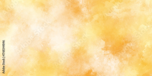 orange watercolor ink stains creating an abstract effect, grunge watercolour illustration, hand drawn wallpaper design for cards, element for digital art and creative graphic design.