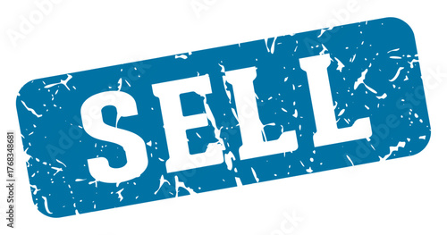sell rectangular sign. sell stamp