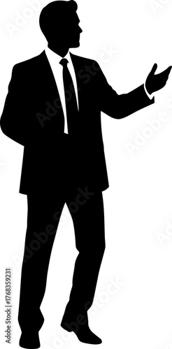 guiding hand unveils future, directing progress, shaping innovative business dialogue now