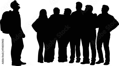 shared smiles ignite connection, a groups spirit, ready for new journeys