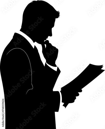 professional weighs vital information, discerning optimal paths for astute business solutions