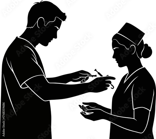 clinical collaboration focused medical teamwork ensuring precise patient care delivery