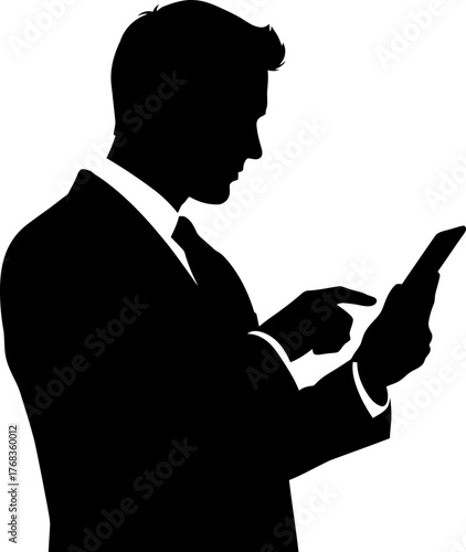 ambitious executive harnesses technology, directing progress on the digital frontier