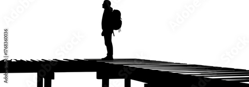 wanderers gaze ascends, anticipating the uncharted beauty of the world