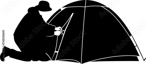 adventures embrace zipping the tent, making camp, finding peace