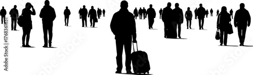 navigating lifes journey one traveler moves through the flow