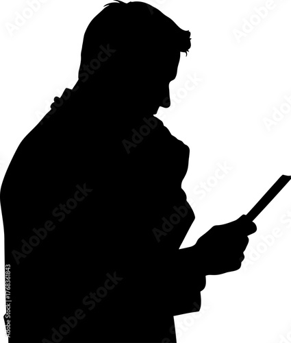 pondering possibilities, his astute mind deciphers information, finding hidden answers