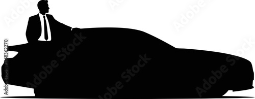 a confident man defines his path, embracing success and ambition