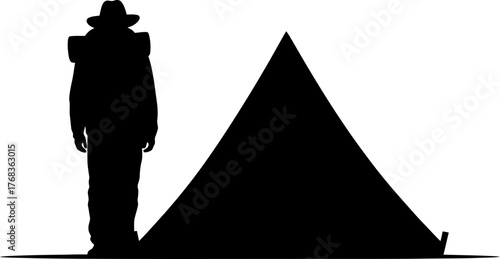 minimalist escape one person, one tent, boundless wilderness awaits