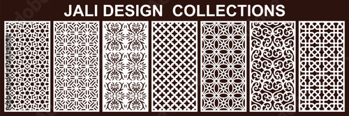 Geometric Laser Cut Panel Pattern Collection