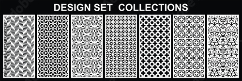 Modern Decorative Seamless Pattern Set