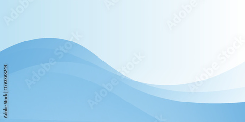 Abstract blue background. wave modern